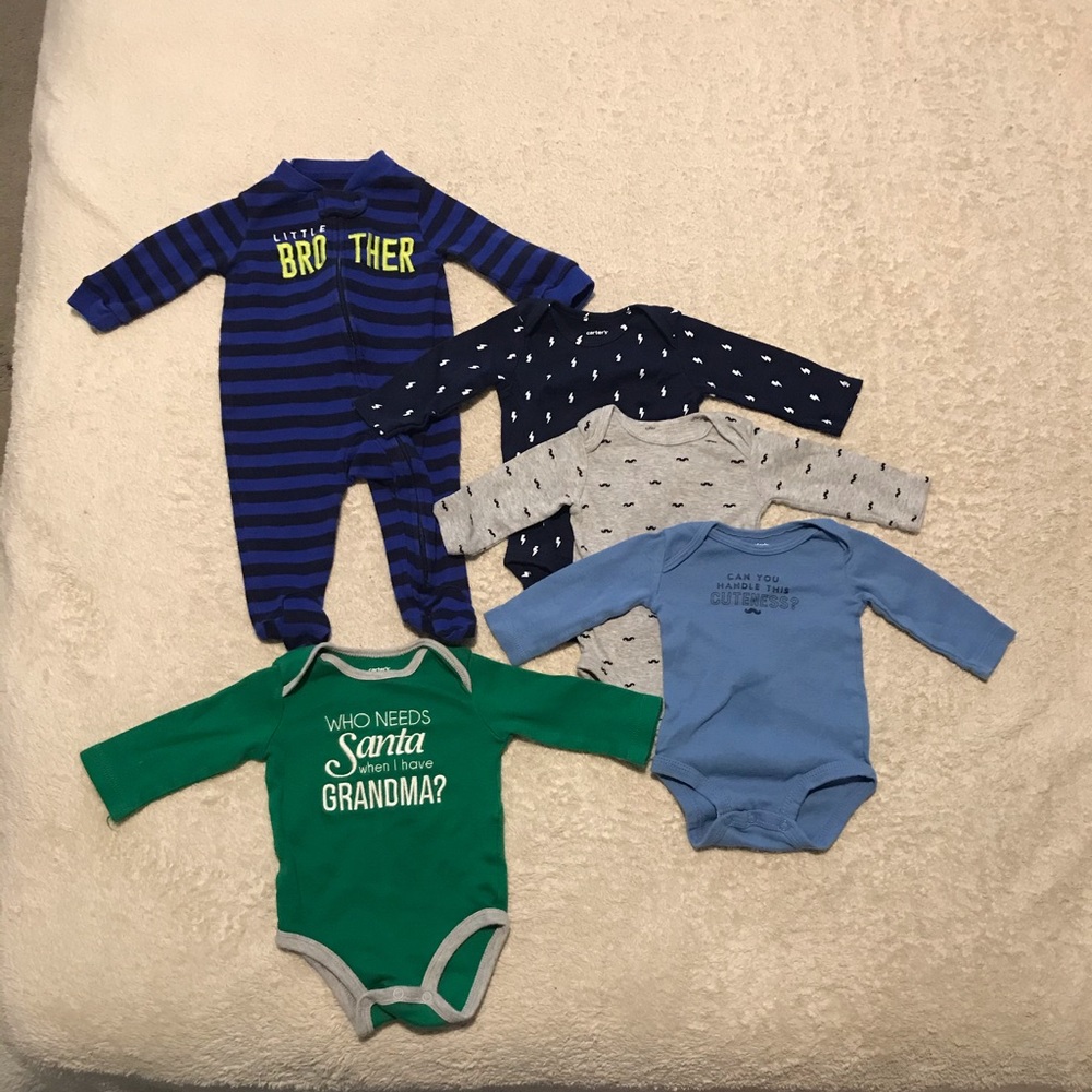3mo Baby Boy Onesies Lot